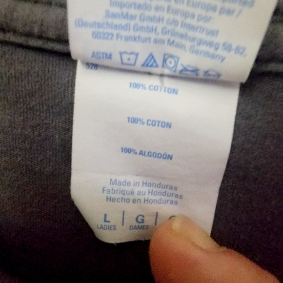 Womans Funny T Shirt S L " I don't rise & shine" I caffinate & hope 4 the best" - Picture 3 of 3